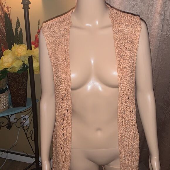 Vintage Fringe Vest Cover Up - Picture 3 of 14